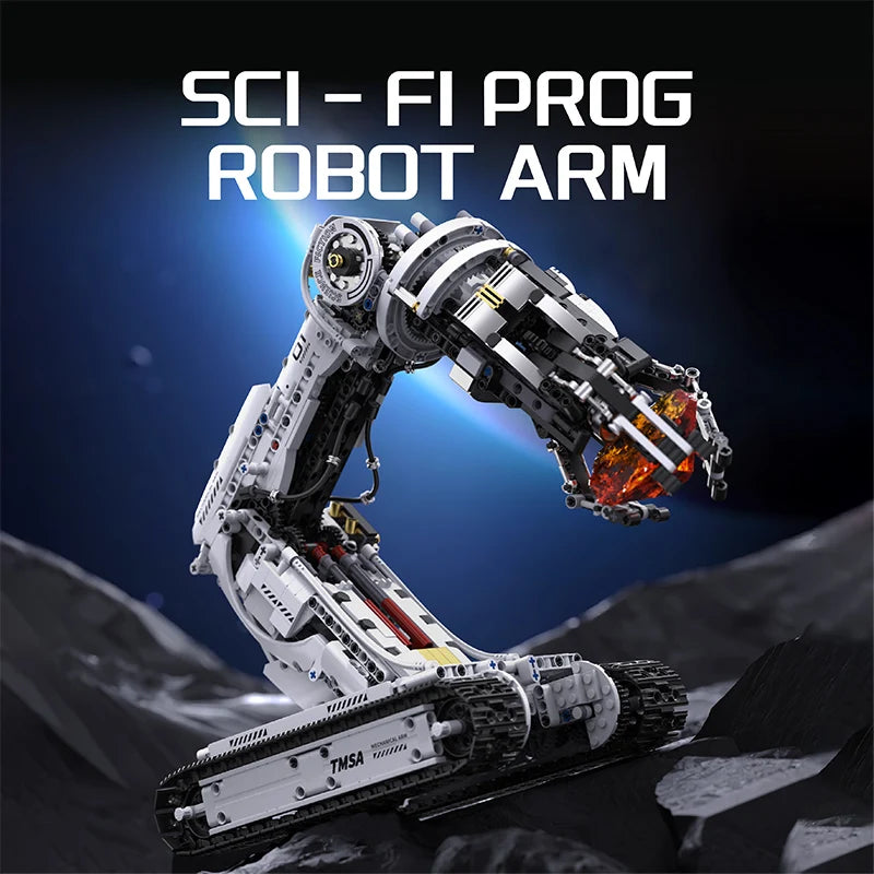 Technical 1512Pcs Science Fiction Programming Robotic Arm Building Blocks High Tech Engineering Car Bricks Toys Kids Adult Gift
