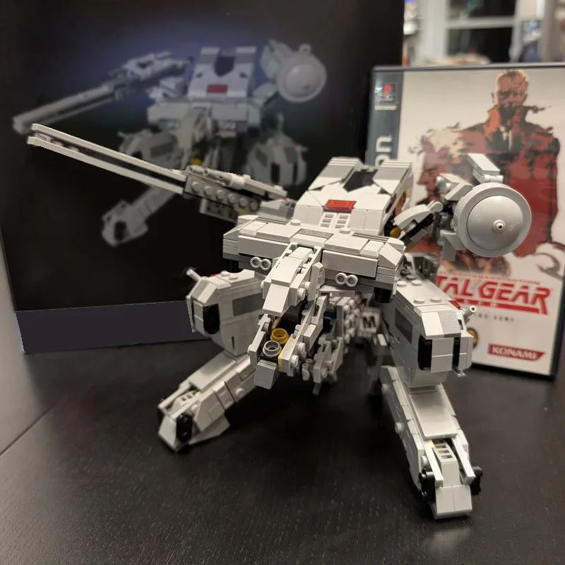 NEW MOC ICONS Series Metal Gear Rex Building Blocks Model DIY Assemble Bricks Mech Robotics Solid Creative Kids Xmas Toys Gift