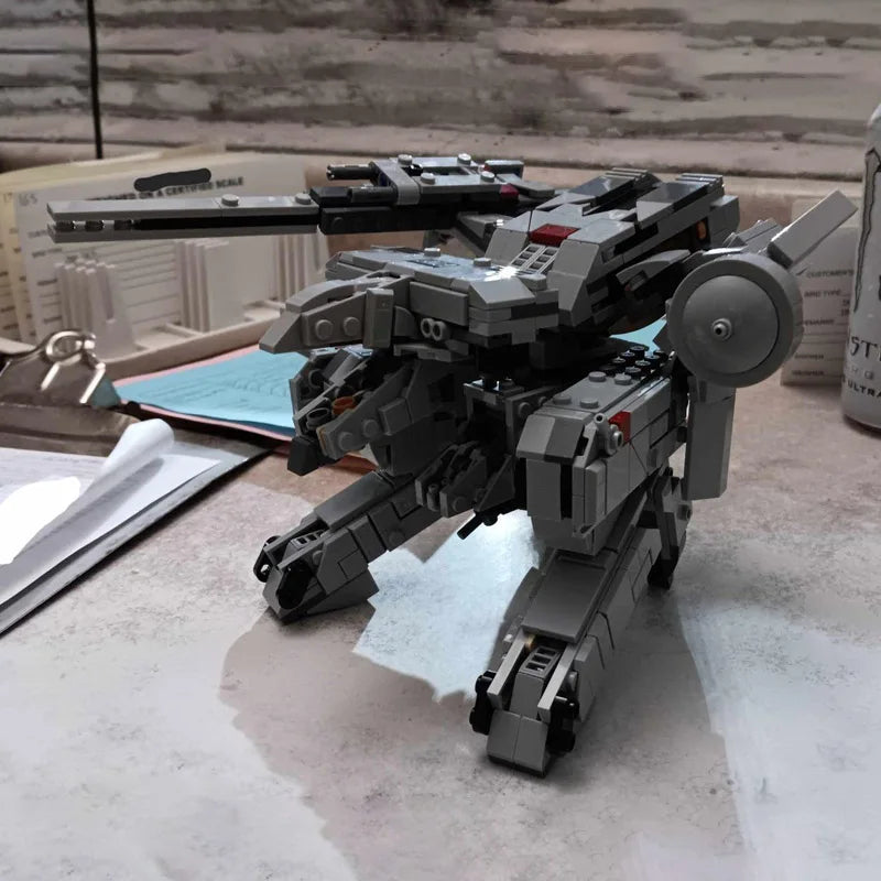 NEW MOC ICONS Series Metal Gear Rex Building Blocks Model DIY Assemble Bricks Mech Robotics Solid Creative Kids Xmas Toys Gift