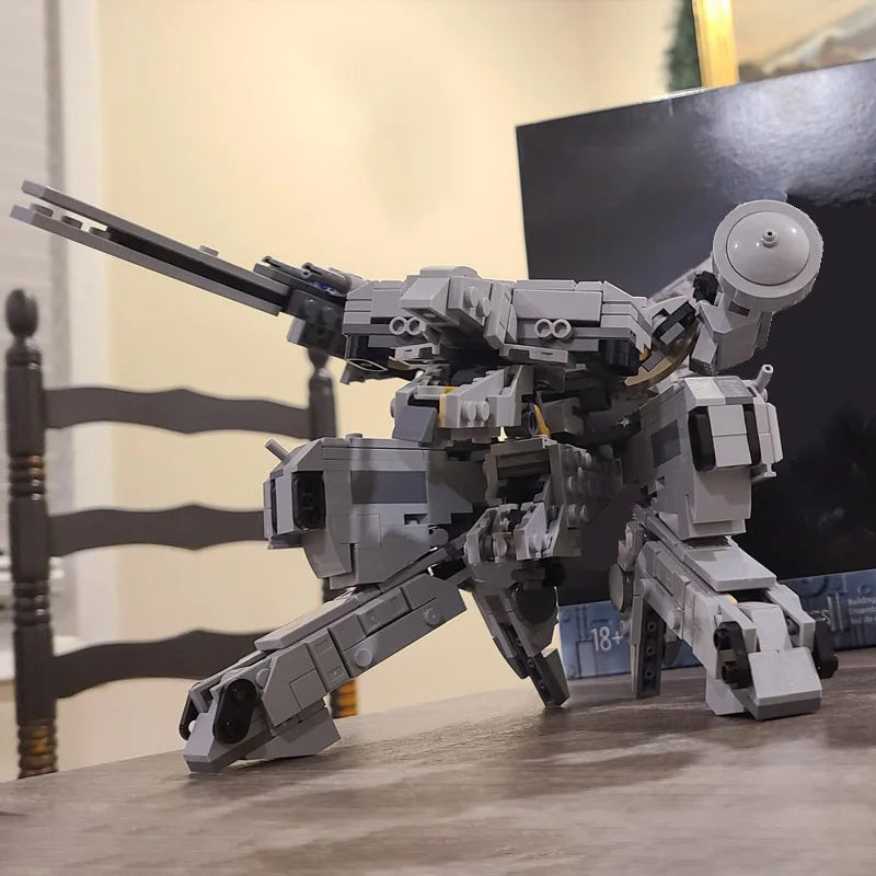 NEW MOC ICONS Series Metal Gear Rex Building Blocks Model DIY Assemble Bricks Mech Robotics Solid Creative Kids Xmas Toys Gift