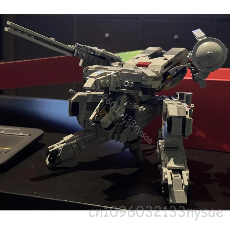 New MOC 75375 DIY Icons Series Metal Gear Rex Armor Building Blocks Model Assemble  Mech Robotics Solid Creative Kids Toys Gift